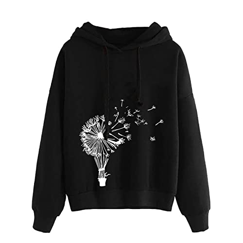 AACH Hoodie Damen Casual Sweatshirts Kapuzenpullover Herbst Winter Kapuzenshirt Pullover Süßes Sweatshirt mit Kapuze Kapuzenpulli Leichte Sportoberteile Thermo Fleece Mantel von AACH