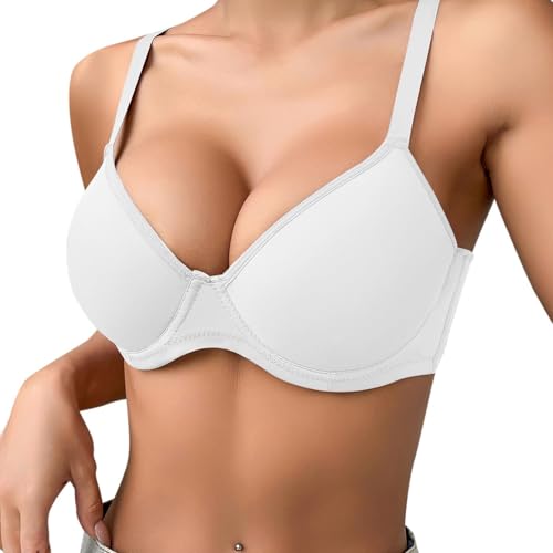 Damen BH Super Push Up BHS mit Bügel Extrem Gepolstert Maximizer Bustier für Kleine Brüste Sexy Verstellbarem Unterwäsche Atmungsaktive Up Bra Klassisch V-Ausschnitt Sport Bralette Damen BH Super Push Up BHS mit Bügel Extrem Gepolstert Maximizer Bustier für Kleine Brüste Sexy Verstellbarem Unterwäsche Atmungsaktive Up Bra Klassisch V-Ausschnitt Sport Bralette von AACH