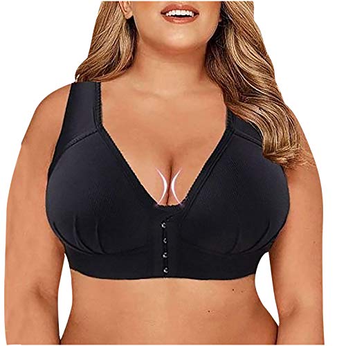 Damen Push Up BH Schalen Bügel Bra Elegant Große Größen Bralette Komfort Sexy Unterwäsche High Elastizität Dünner Reizwäsche Unsichtbarer Dessous Bügel Starker Halt Starker Büstenhebe von AACH