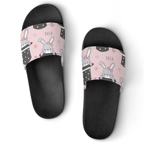 Dusche Sandalen Kaninchen- Und Hasenmuster Badeschuhe Hausrutschen Für Männer Frauen von AADFAEWR