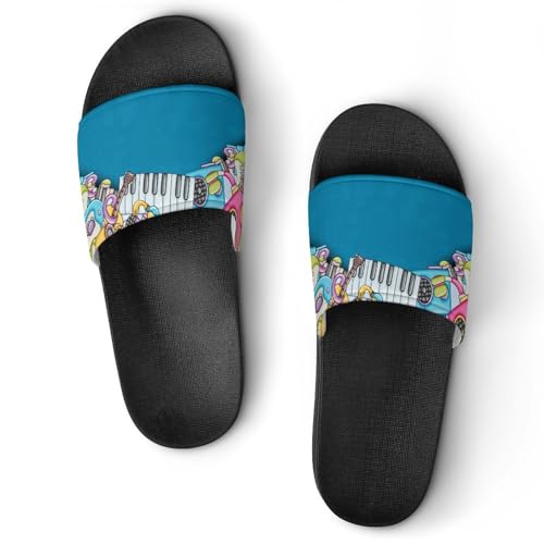Dusche Sandalen Musikinstrumente Badeschuhe Hausrutschen Für Männer Frauen Dusche Sandalen Musikinstrumente Badeschuhe Hausrutschen Für Männer Frauen von AADFAEWR