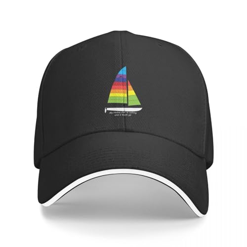 AAENNAUK Hobie 16 Segelboot - My Hobie Cat is Calling and I Must Go Sonnenhut Anime Hut Angelmütze Herren Baseball Damen Klassiker verstellbare Student Outdoor-Sport Baseballkappe von AAENNAUK