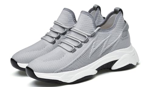 AAFGVC-Elevate Schuhe für Herren und Damen mit 4-10cm Erhöhung – +6cm, +8cm, +10cm erhältlich (Grau 10cm,38) von AAFGVC
