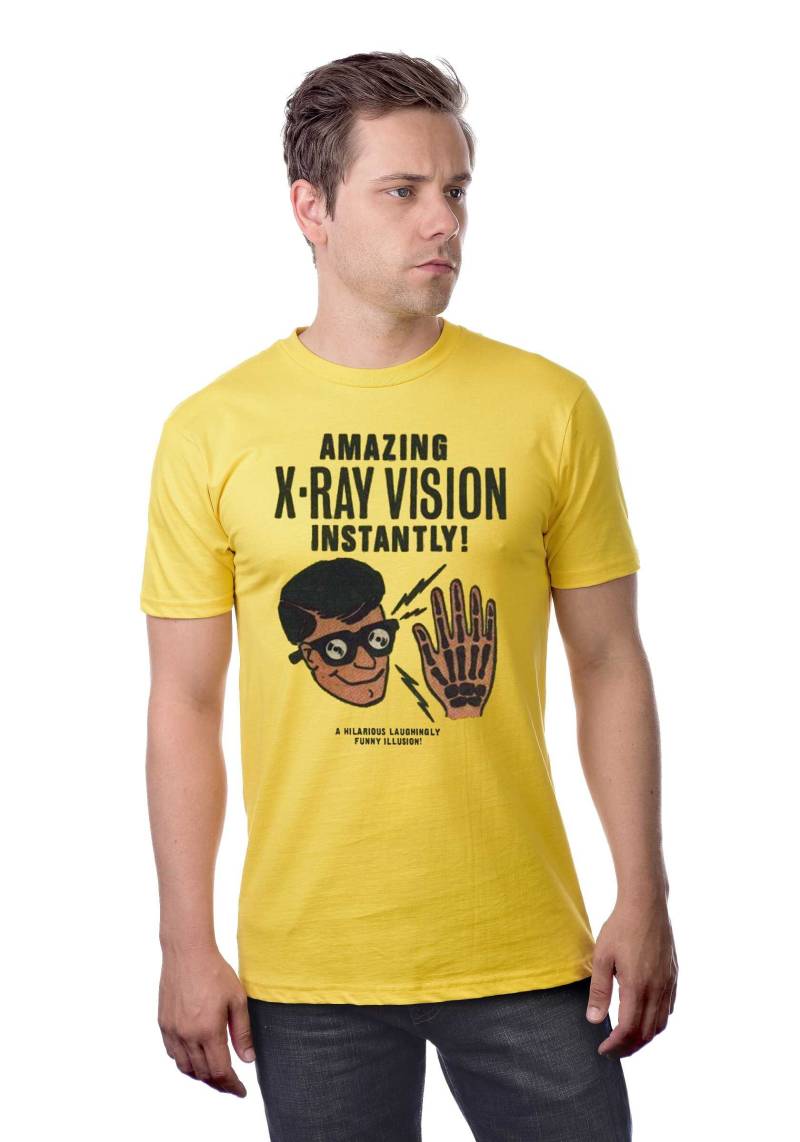 Atom Age "Röntgenblick" 2020 Gelb Leuchtendes T-Shirt." von AAIinc