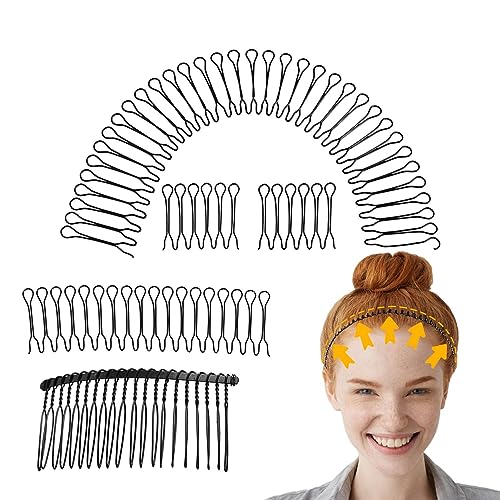 U-förmiger Haar-Fixierkamm, unsichtbarer dehnbarer Haarfixierer, dekoratives Haarstyling-Werkzeug für Frauen und Mädchen, Haar-Accessoires, Kämme Aakoma von AAKOMA