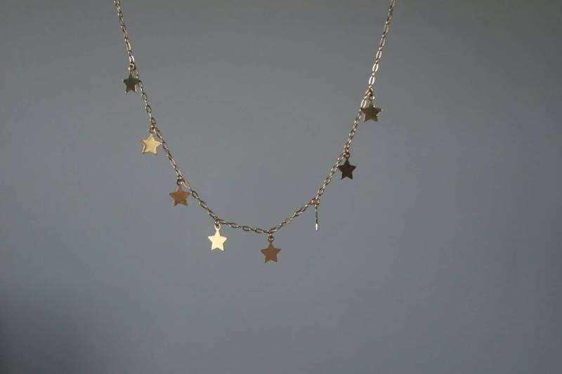 Gold Stern Halsband, Boho Schmuck, Zierlichen Schichtung Gold Charme, Stern-Halskette, Geschenk Für Sie von AALIAJEWELLERY