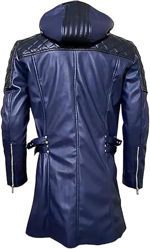 AAOutfitz Devil May Cry 5 Nero Jacke Hoodie Mantel, Blau: Kunstleder, XL von AAOutfitz