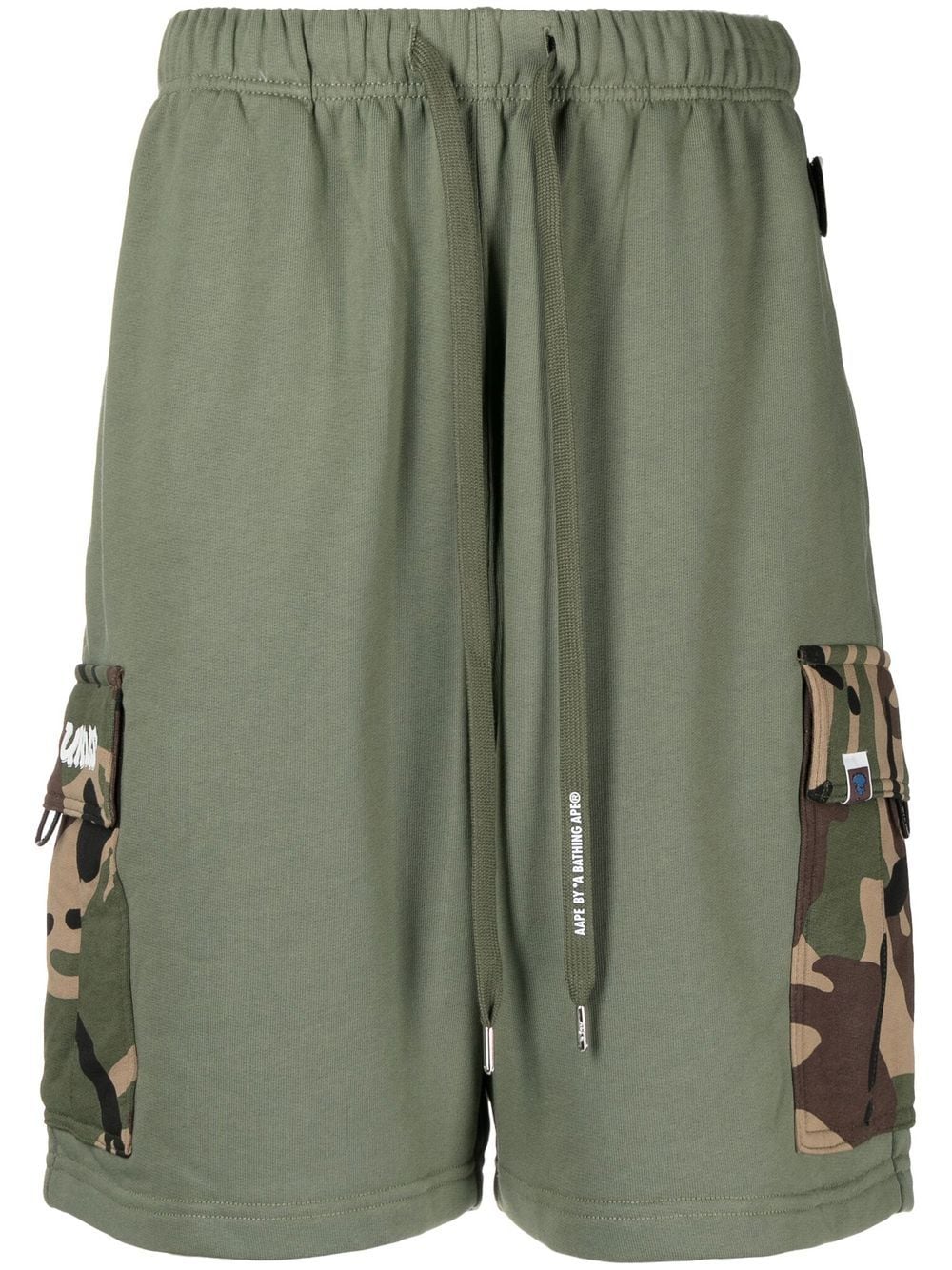 AAPE BY *A BATHING APE® Ape Head Cargo-Shorts - Grün von AAPE BY *A BATHING APE®