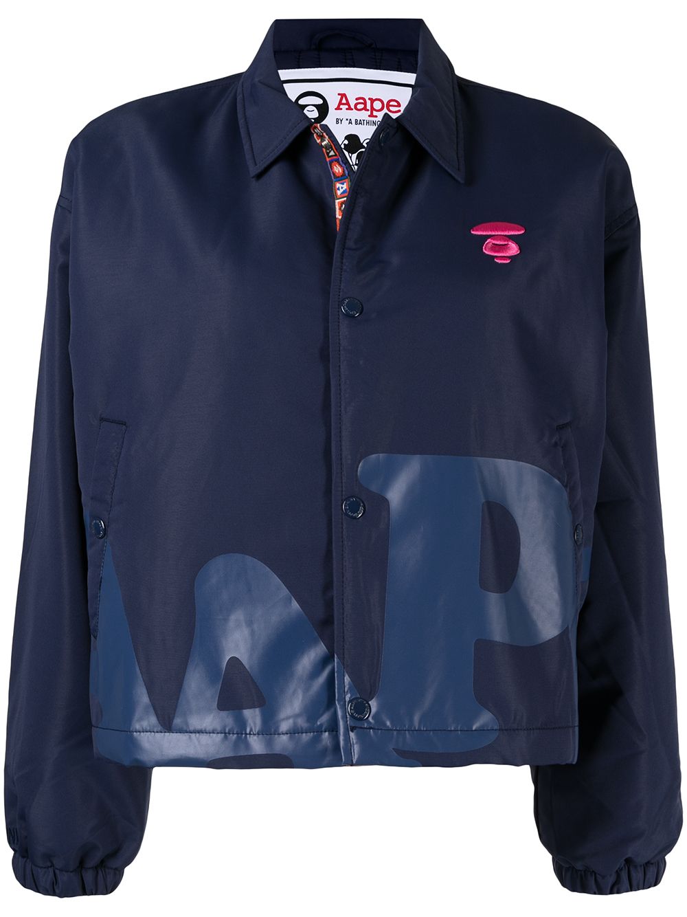 AAPE BY *A BATHING APE® Jacke mit Logo-Stickerei - Blau von AAPE BY *A BATHING APE®