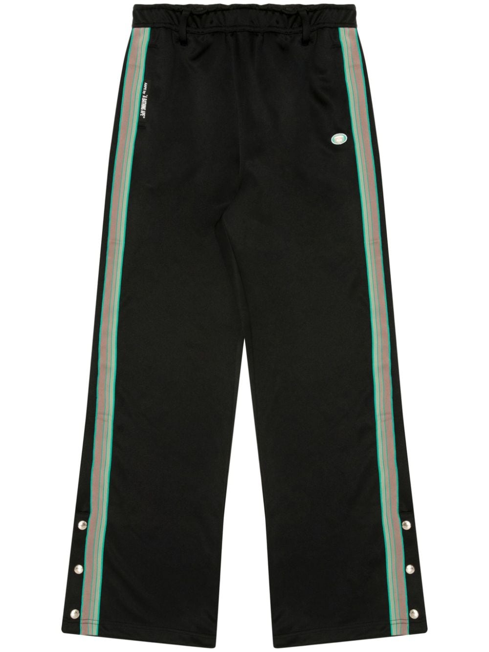 AAPE BY *A BATHING APE® Jogginghose mit Streifendetail - Schwarz von AAPE BY *A BATHING APE®