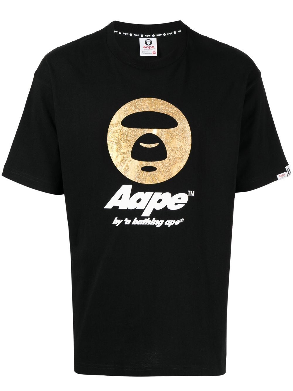 AAPE BY *A BATHING APE® T-Shirt mit Logo-Print - Schwarz von AAPE BY *A BATHING APE®
