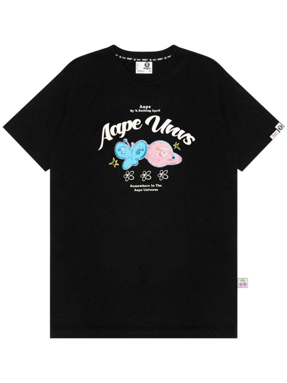 AAPE BY *A BATHING APE® T-Shirt mit Logo-Print - Schwarz von AAPE BY *A BATHING APE®