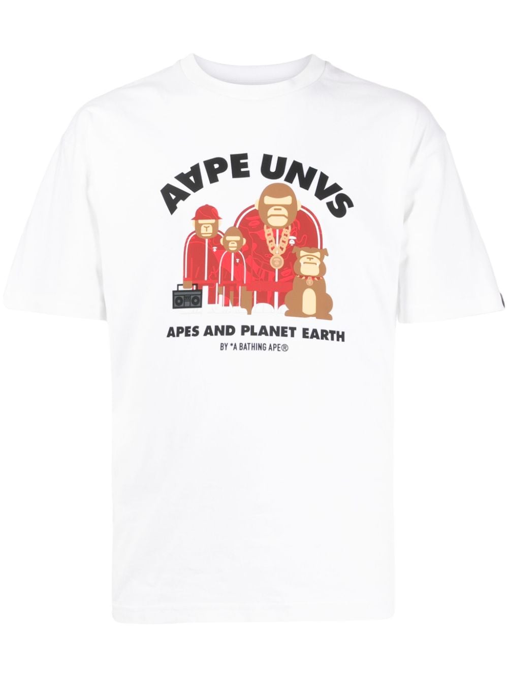 AAPE BY *A BATHING APE® T-Shirt mit Logo-Print - Weiß von AAPE BY *A BATHING APE®