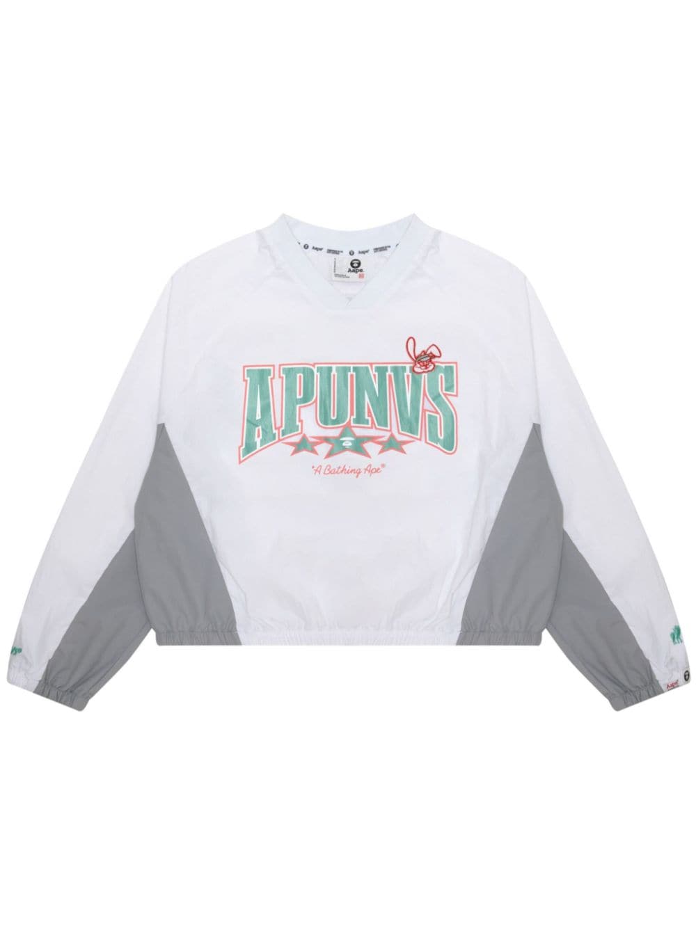 AAPE BY *A BATHING APE® Sweatshirt mit grafischem Print - Weiß von AAPE BY *A BATHING APE®