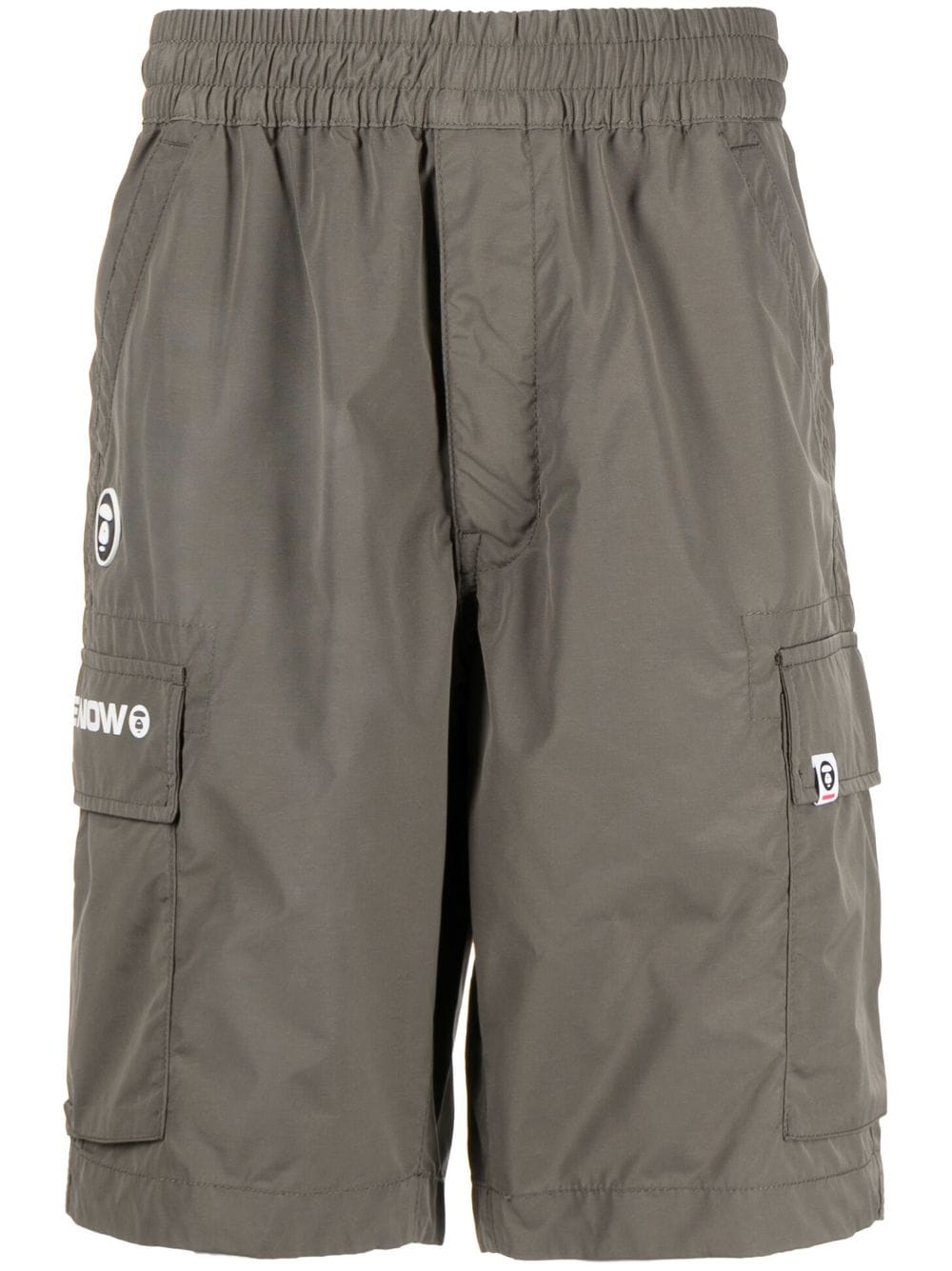 AAPE BY *A BATHING APE® Cargo-Shorts mit Logo-Patch - Grün von AAPE BY *A BATHING APE®