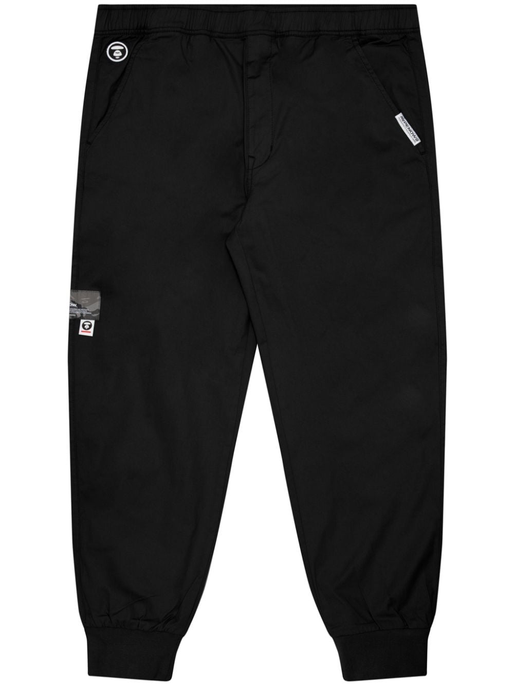 AAPE BY *A BATHING APE® Jogginghose mit Logo-Applikation - Schwarz von AAPE BY *A BATHING APE®