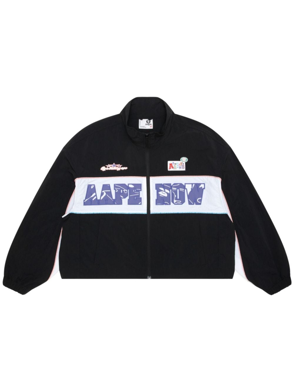 AAPE BY *A BATHING APE® Jacke mit Logo-Applikation - Schwarz von AAPE BY *A BATHING APE®