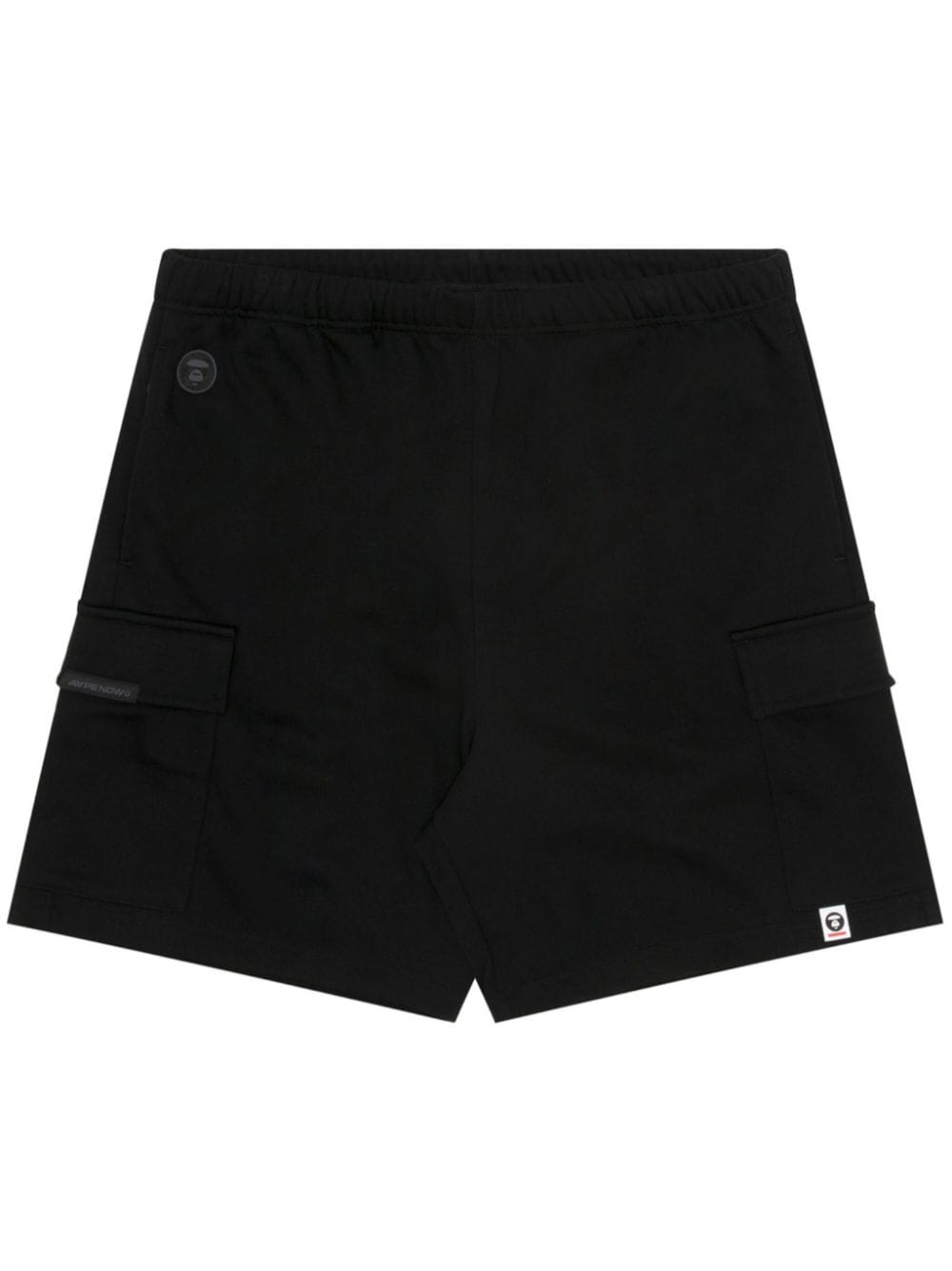 AAPE BY *A BATHING APE® Joggingshorts mit Logo-Applikation - Schwarz von AAPE BY *A BATHING APE®