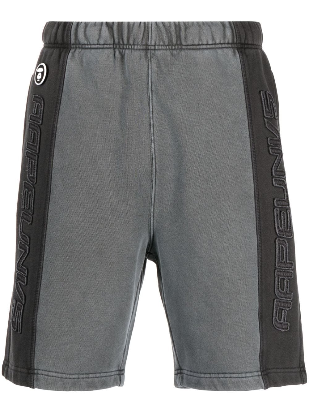 AAPE BY *A BATHING APE® Shorts mit Logo-Stickerei - Grau von AAPE BY *A BATHING APE®