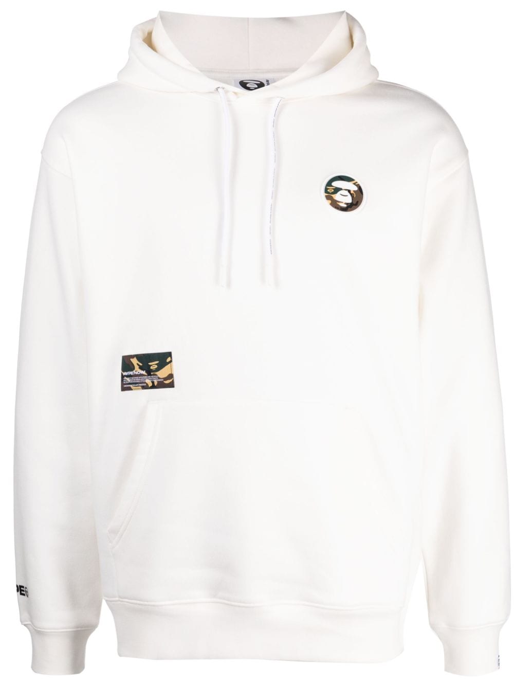 AAPE BY *A BATHING APE® Hoodie mit Logo-Patch - Weiß von AAPE BY *A BATHING APE®