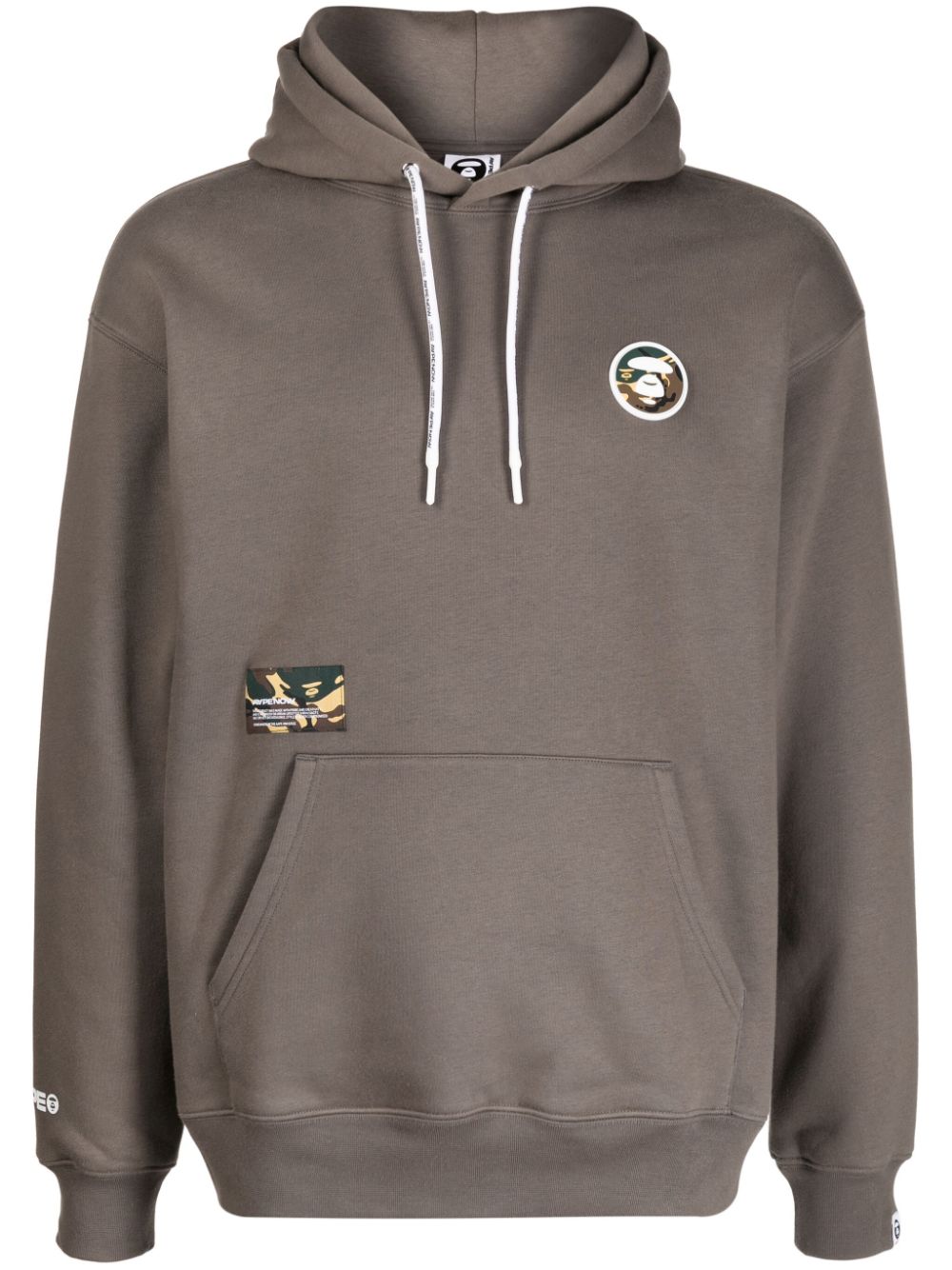 AAPE BY *A BATHING APE® Hoodie mit Logo-Patches - Grau von AAPE BY *A BATHING APE®