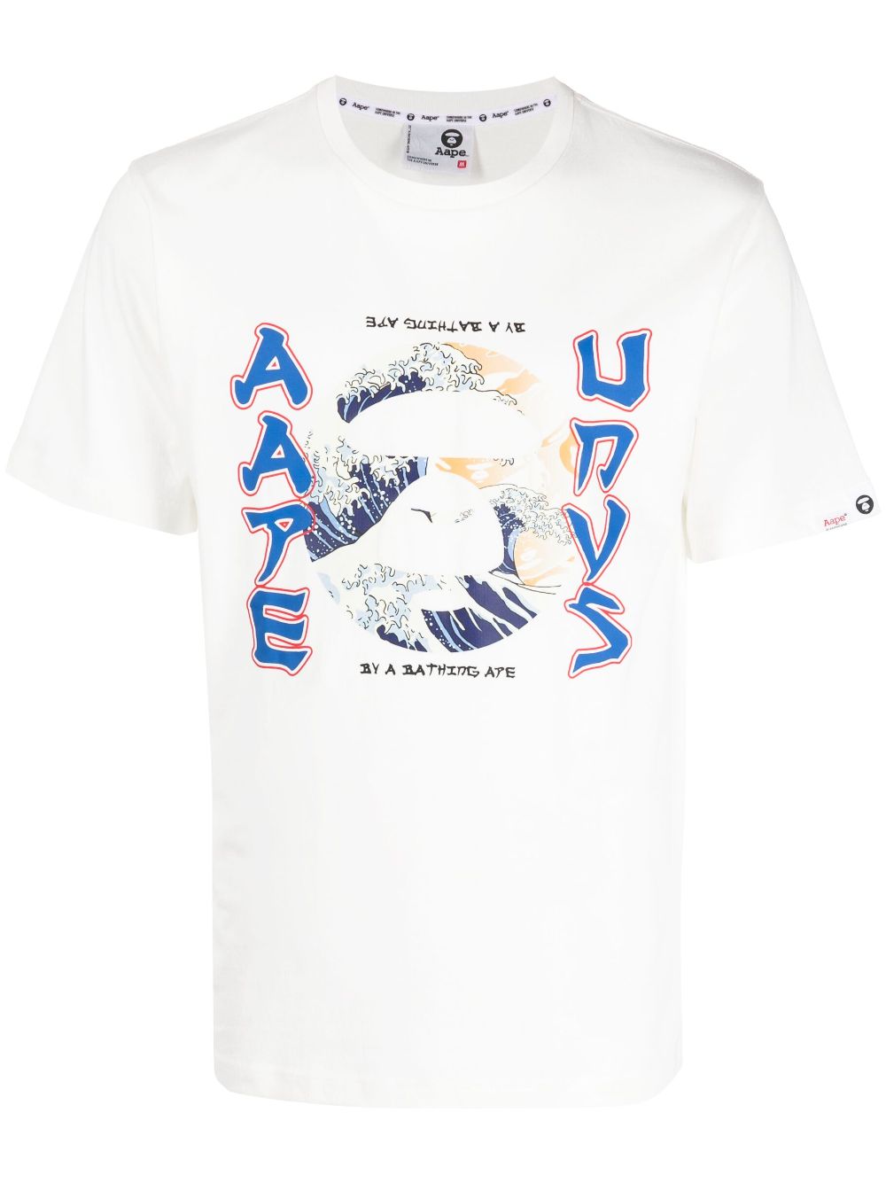 AAPE BY *A BATHING APE® T-Shirt mit Logo-Print - Weiß von AAPE BY *A BATHING APE®