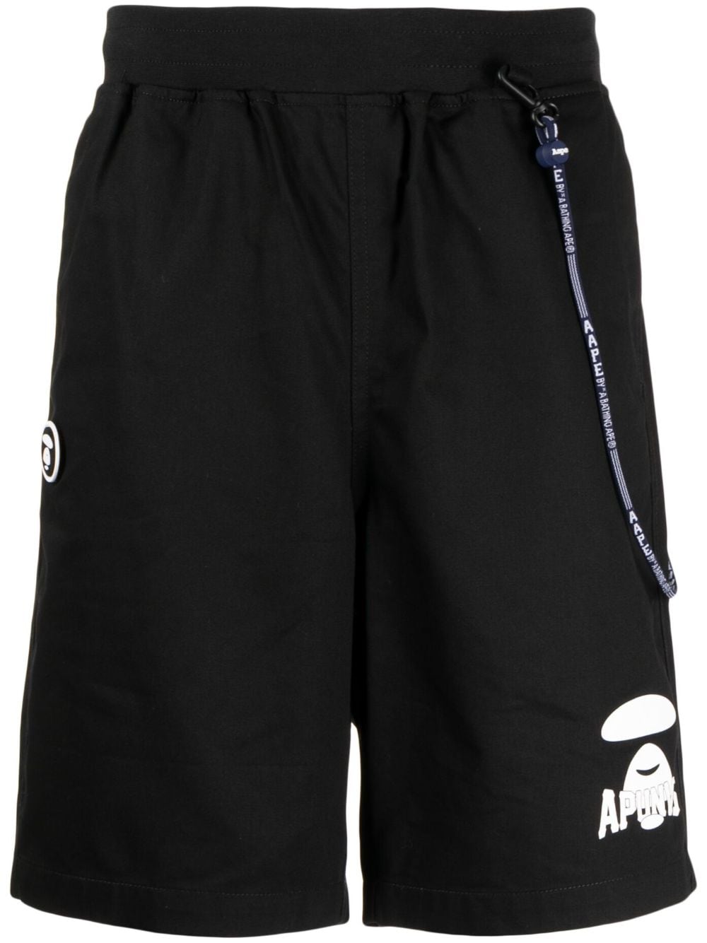 AAPE BY *A BATHING APE® Shorts mit Logo-Print - Schwarz von AAPE BY *A BATHING APE®