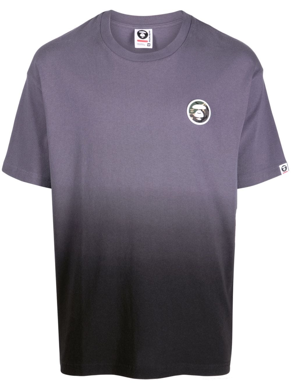 AAPE BY *A BATHING APE® T-Shirt mit Farbverlauf-Optik - Violett von AAPE BY *A BATHING APE®