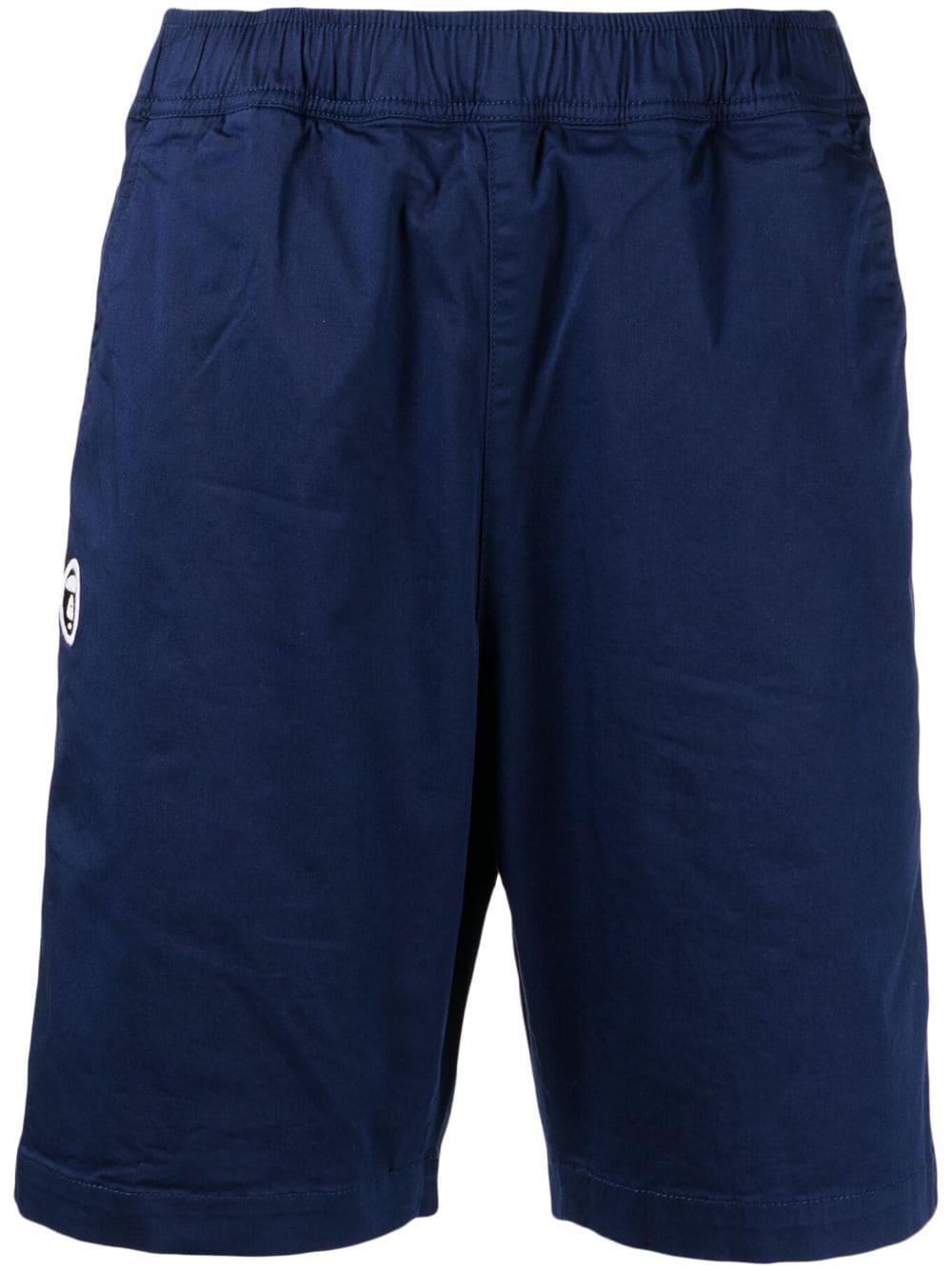 AAPE BY *A BATHING APE® Joggingshorts mit Logo-Print - Blau von AAPE BY *A BATHING APE®