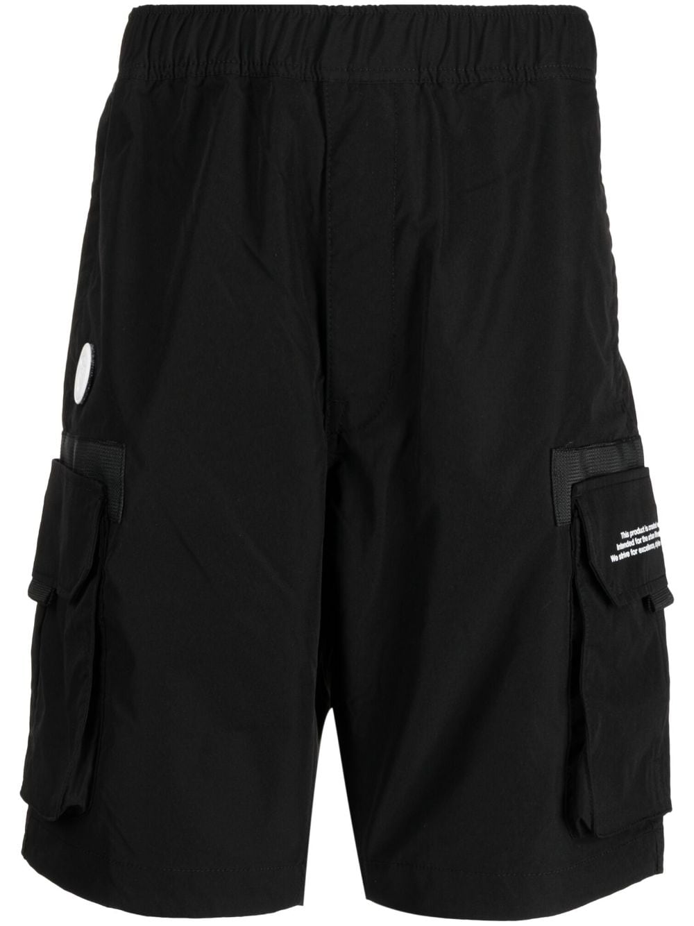 AAPE BY *A BATHING APE® Joggingshorts mit Text-Print - Schwarz von AAPE BY *A BATHING APE®