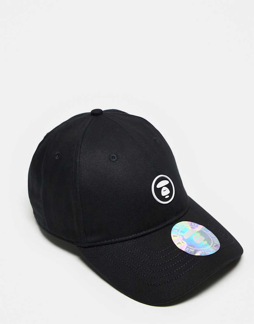 AAPE BY A BATHING APE - Baseball-Kappe in Schwarz von AAPE BY A BATHING APE®