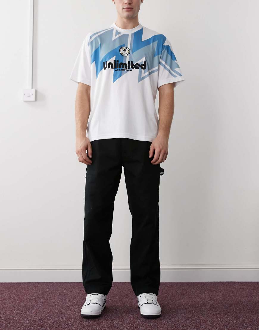 AAPE BY A BATHING APE - Carpenter-Hose in Schwarz mit geradem Bein und elastischem Bund-Grün von AAPE BY A BATHING APE®