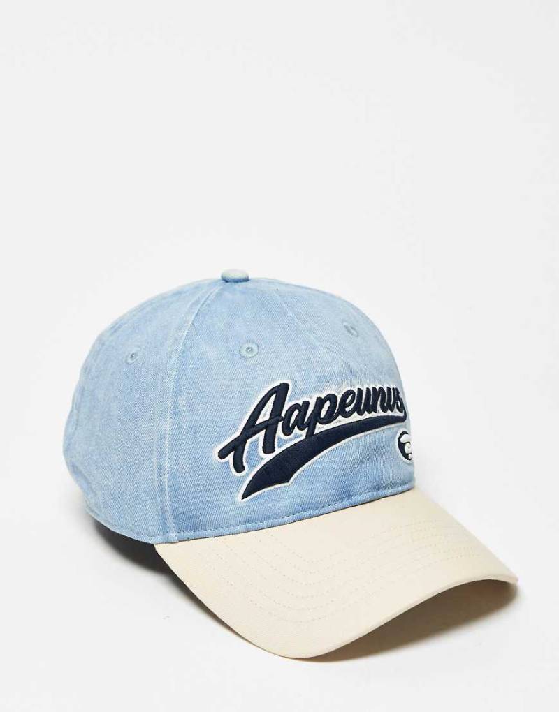 AAPE BY A BATHING APE - College-Kappe in Blau von AAPE BY A BATHING APE®