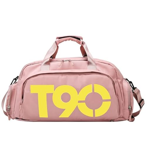 Multifunktionale Sporttasche für Herren Reiserucksack Trocken Nass Trennung Yoga Damen Taschen Gepäck Handtasche Große Kapazität Turnbeutel, Pink-y von AAPIE