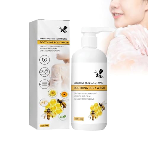 Honig Intim Beruhigendes Duschgel,Honig Feminine Dusche,Intimes Beruhigungsduschgel,Waschen für Frauen Geschlechtsteile,Frauen mit empfindlicher Haut (1pcs) von AAPIKA