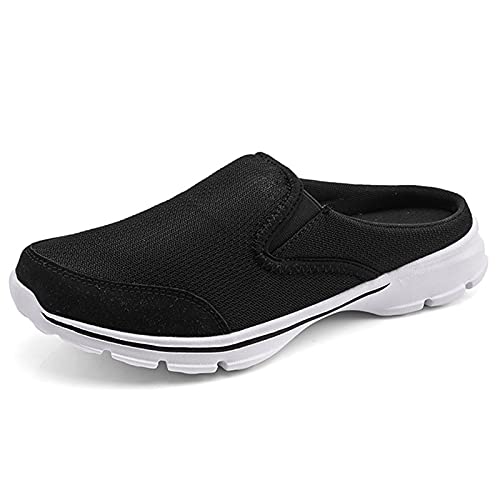 AARDIMI Hausschuhe Damen Herren Slip On Beach Clogs Sommer Outdoor Atmungsaktiv Freizeit Schuhe Bequeme Home Slipper rutschfest Latschen Pantoffeln Gr.35-48 (schwarz, Numeric_41) von AARDIMI