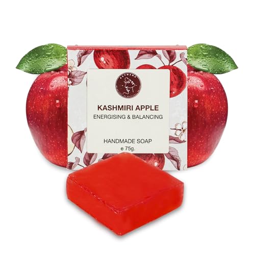 AATMANA Kashmiri apple Handmade Natural Bar Soap for Men & Women, Moisturizing Body & Face Soap, 7.9 Oz Soap Bars (3 Soap Set) von AATMANA