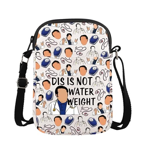AATOP Diet Life Doctor Inspired Crossbody Bag Why You Eat So Much Diet Control Weight Loss Inspirational Gift TV Show Fan Purse Sling Bag, Wassergewicht 1cb1, large von AATOP