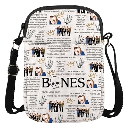 AATOP Forensic TV Show Crossbody Bag Dancing Phalanges Forensic Science Gift TV-Serie Fan Wallet Bag, We Have Been Chasing Cb3, large von AATOP
