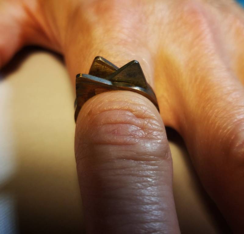 3 Stapelbare Silber Ringe - Ring Set Antike Zierliche Freundschaftsring Ultra Dünne von AAurous