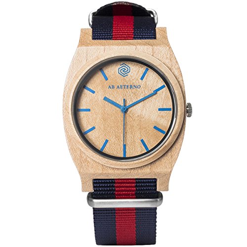 AB AETERNO Route Blue Red White Ahorn Holz Blau Swiss Quarz Rot Weib Hypoallergen Unisex Uhr AB AETERNO Route Blue Red White Ahorn Holz Blau Swiss Quarz Rot Weib Hypoallergen Unisex Uhr von AB AETERNO