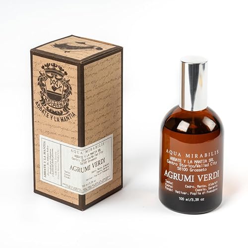 ABBATE Y LA MANTIA: Grüne Zitrusfrüchte – Aqua Mirabilis von Abbate – experimenteller Duft mit Zeder, Minze und Vetiver – 100 ml – Made in Italy von ABBATE Y LA MANTIA