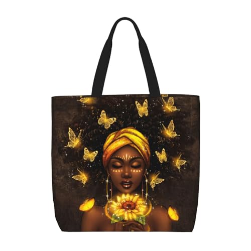 ABC ARTES Tragetasche für Damen, afrikanische amerikanische Tragetaschen für Frauen, leichte Umhängetasche, Handtasche für Reisen, Arbeit, Fitnessstudio, Golden Glow, Einheitsgröße ABC ARTES Tragetasche für Damen, afrikanische amerikanische Tragetaschen für Frauen, leichte Umhängetasche, Handtasche für Reisen, Arbeit, Fitnessstudio, Golden Glow, Einheitsgröße von ABC ARTES