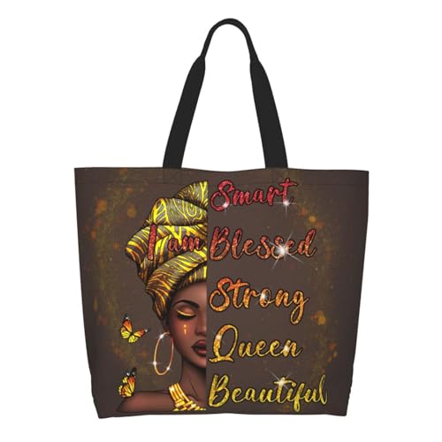 ABC ARTES Tragetasche für Damen, afrikanische amerikanische Tragetaschen für Frauen, leichte Umhängetasche, Handtasche für Reisen, Arbeit, Fitnessstudio, Natürliche Krone 1, Einheitsgröße ABC ARTES Tragetasche für Damen, afrikanische amerikanische Tragetaschen für Frauen, leichte Umhängetasche, Handtasche für Reisen, Arbeit, Fitnessstudio, Natürliche Krone 1, Einheitsgröße von ABC ARTES