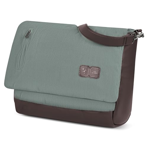 ABC Design Wickeltasche Urban - Crossbody Bag mit Baby Zubehör – Messenger Bag - großes Hauptfach - breiten Schultergurt - Polyester (aloe) von ABC Design