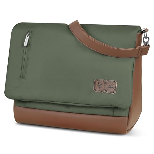 ABC Design Wickeltasche Urban - Crossbody Bag mit Baby Zubehör – Messenger Bag - großes Hauptfach - breiten Schultergurt - Polyester (olive) von ABC Design