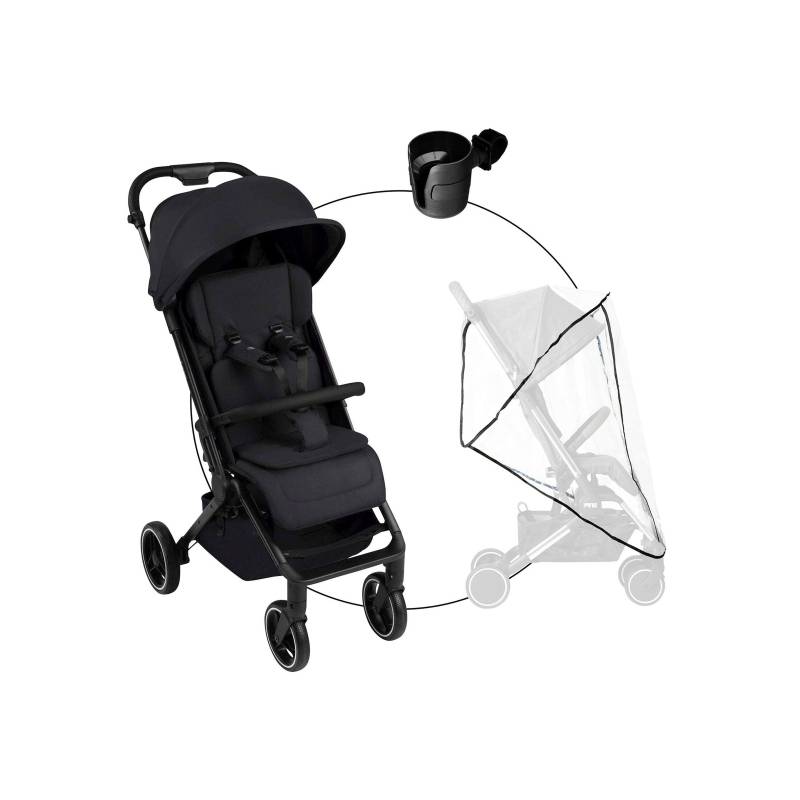 Abc Design Buggy Ping 3 Trekking inkl. Becherhalter und Regenschutz schwarz Abc Design Buggy Ping 3 Trekking inkl. Becherhalter und Regenschutz schwarz von ABC Design