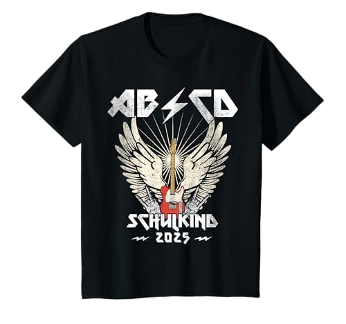 Kinder ABCD 2025 Einschulung | Schulkind und kleine Rocker T-Shirt Kinder ABCD 2025 Einschulung | Schulkind und kleine Rocker T-Shirt von ABCD 2025 Einschulung | Schulkind & Erstklässler