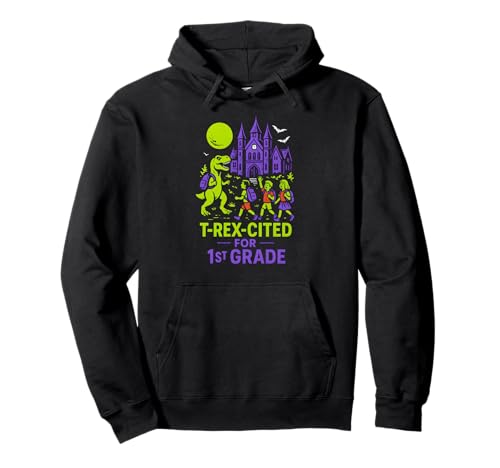 Dinosaurier-T-Rex-zitierte süße Kinder zurück zur Schule Pullover Hoodie Dinosaurier-T-Rex-zitierte süße Kinder zurück zur Schule Pullover Hoodie von ABCD Back To School Happy First Day Apparel