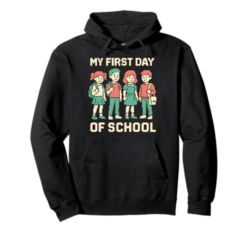 Erstklässler Mein erster Schultag Süße Kinder ABCD School Pullover Hoodie von ABCD Back To School Happy First Day Apparel